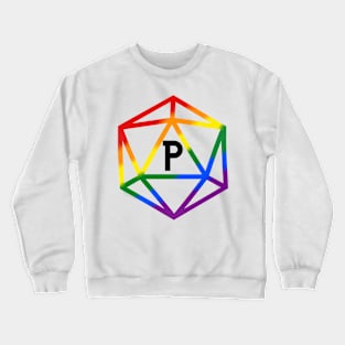 Pansexual Pride Rainbow Dice Crewneck Sweatshirt